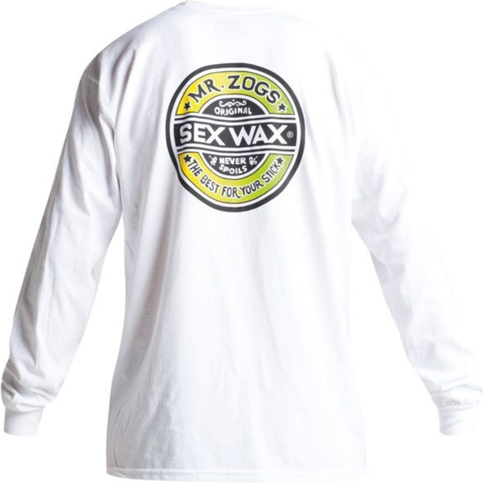 2026 Sex Wax Camiseta De Manga Larga Fade SW-SWTLSTF - White
